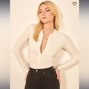 Reformation knit bodysuit